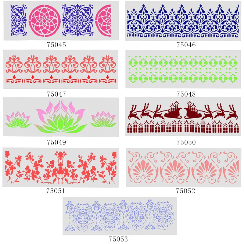 

Creative DIY Layering Stencils for scrapbook/photo album Painting Scrapbook Coloring Embossing Album Decorative Template