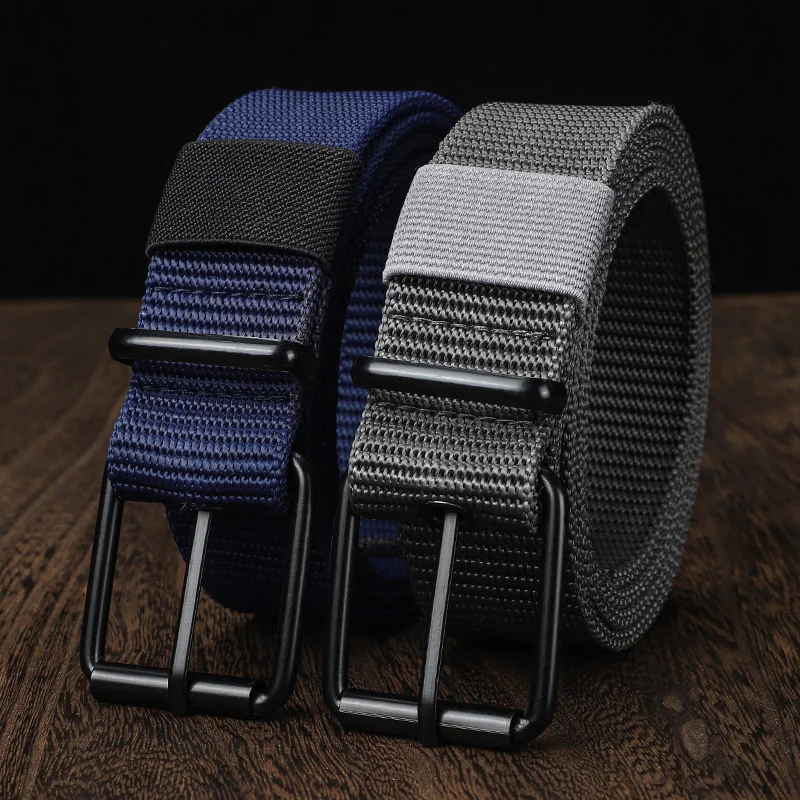 Men High Quality Sports Strap Canvas Nylon Belts Ar Military Webbing  Belt Simple Casual Designer Unisex Belts Jeans