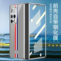 tempered glass case for huawei mate x2 case front and back is tempered glass
