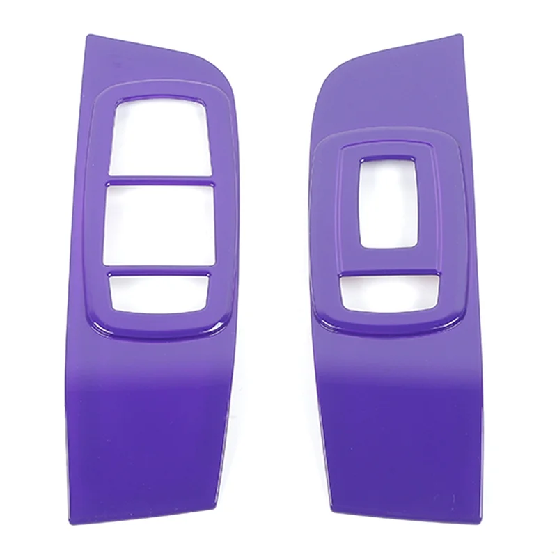 

Window Lift Panel Cover Decoration Trim Accessories for Dodge Challenger 2015-2022, ABS Purple