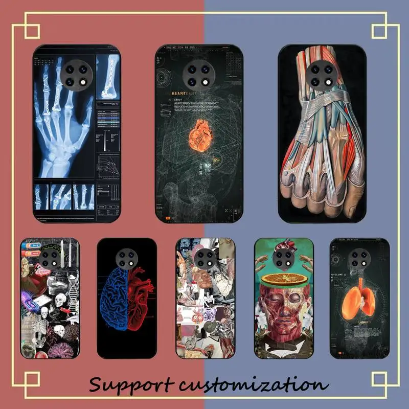 

Radiological human organs Skeleton skull Phone Case For Redmi Note 4 X 5 A 6 7 8 Pro T 9 Pro 9S 10 Pro 11 Pro 11S 11Epro