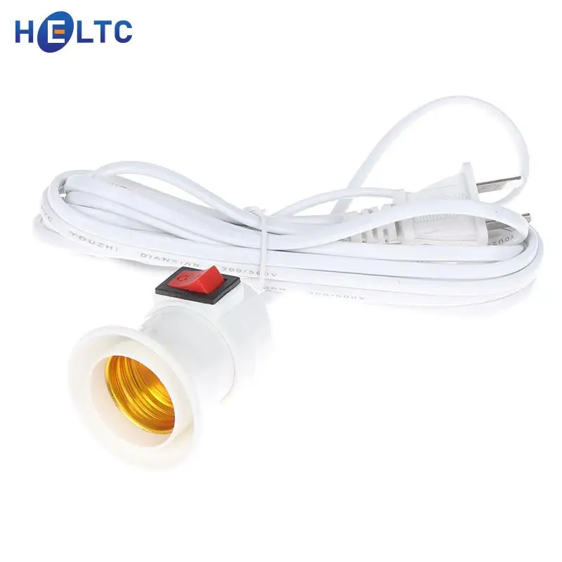 

2.5M 4M E27 Lamp Base Holder US Hanging Light Bulb Socket Cord With Switch AC 100-250V 50/60Hz 6A