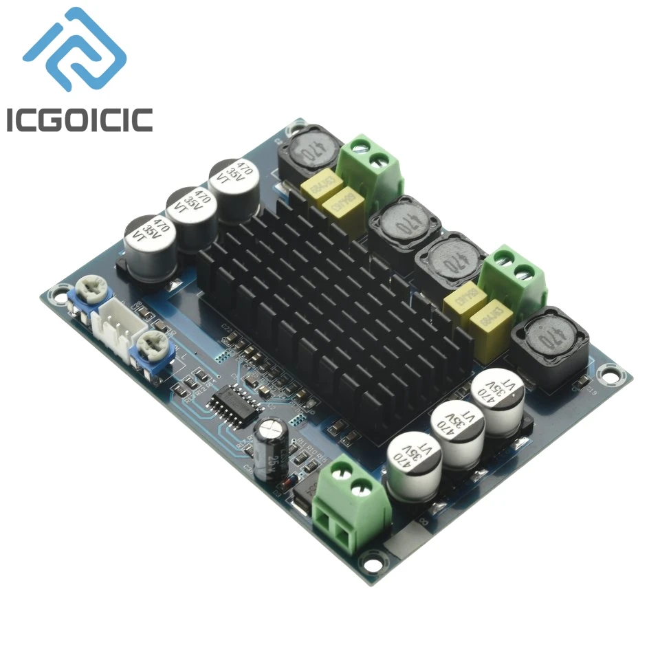 Двухканальная цифровая плата усилителя мощности TPA3116D2 2*120 Вт