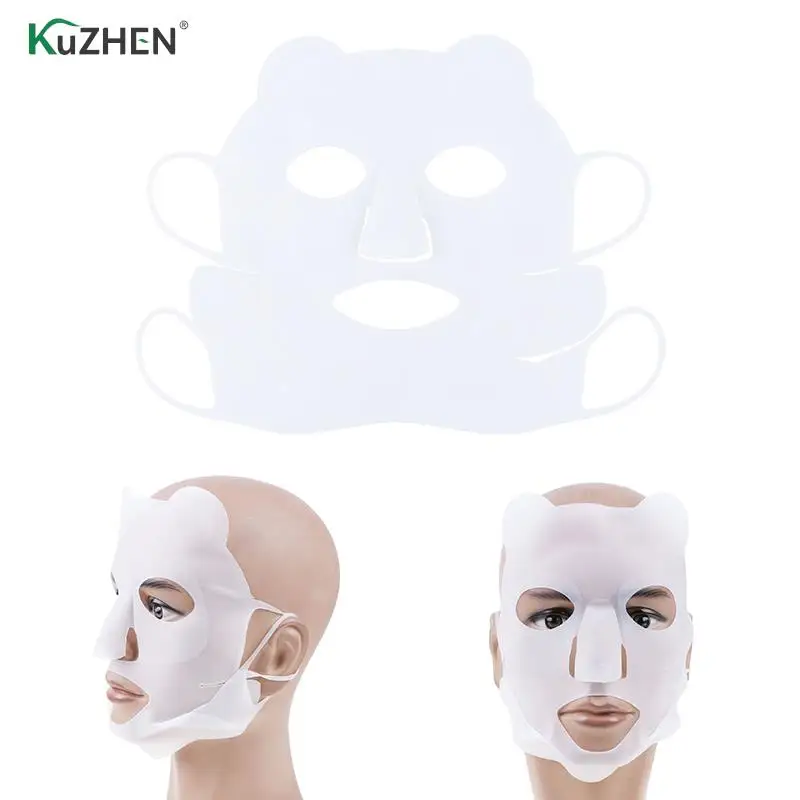 

Многоразовая увлажняющая силиконовая маска для лица, закрывающая ушной крючок, предотвращающая испарение, маска для лица для похудения, ин...