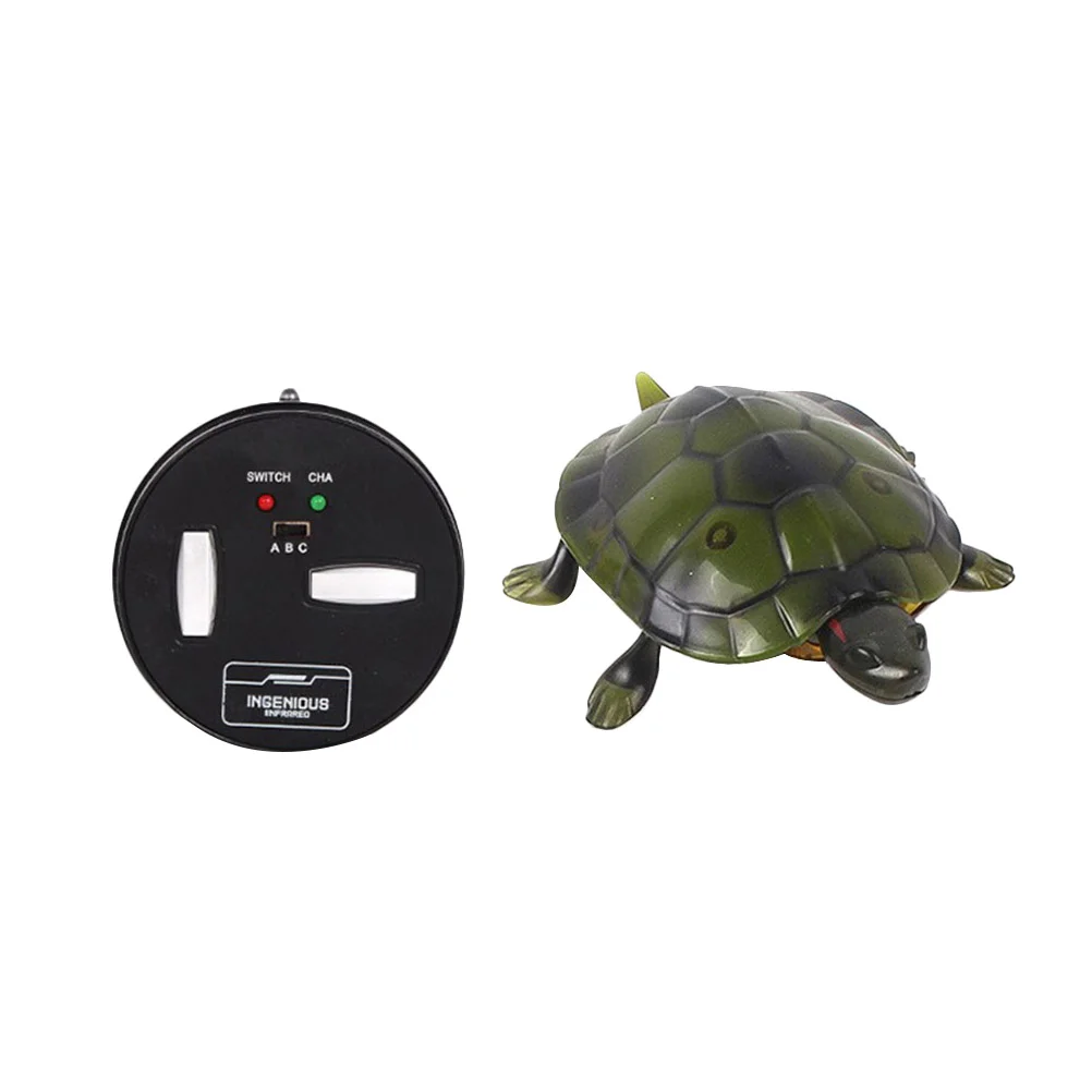 

1pc Electric RC Turtle Toy Simulation Walking Turtle Toy No (Green)