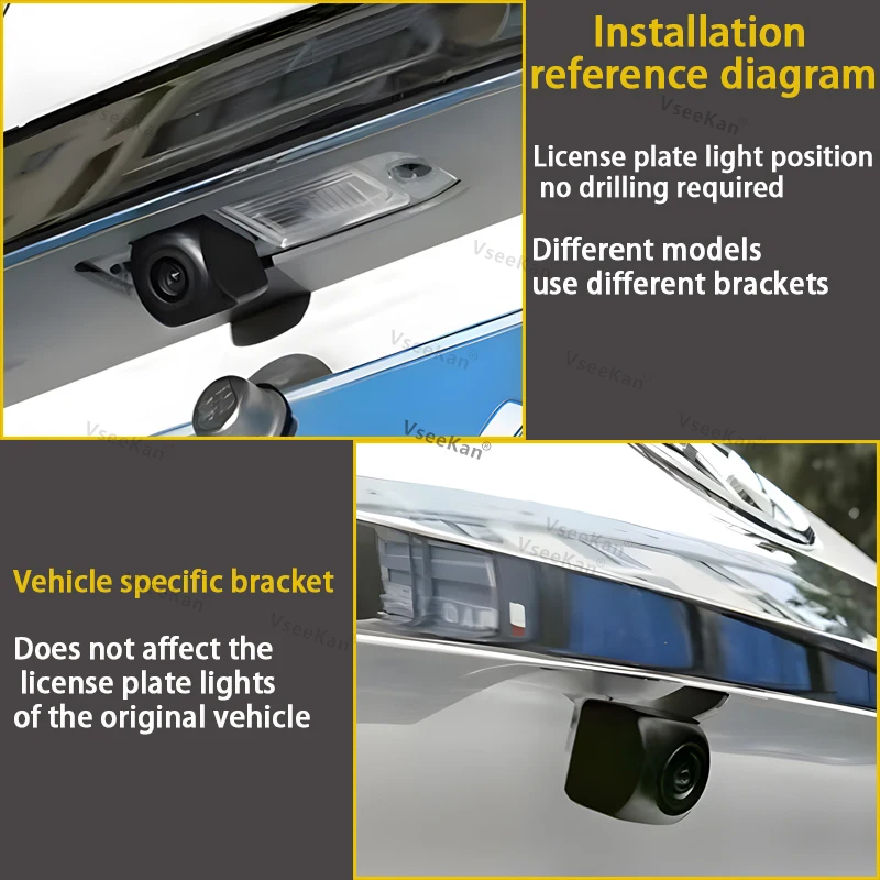 Для Mitsubishia Pajero камера заднего вида ночного видения резервная парковочная