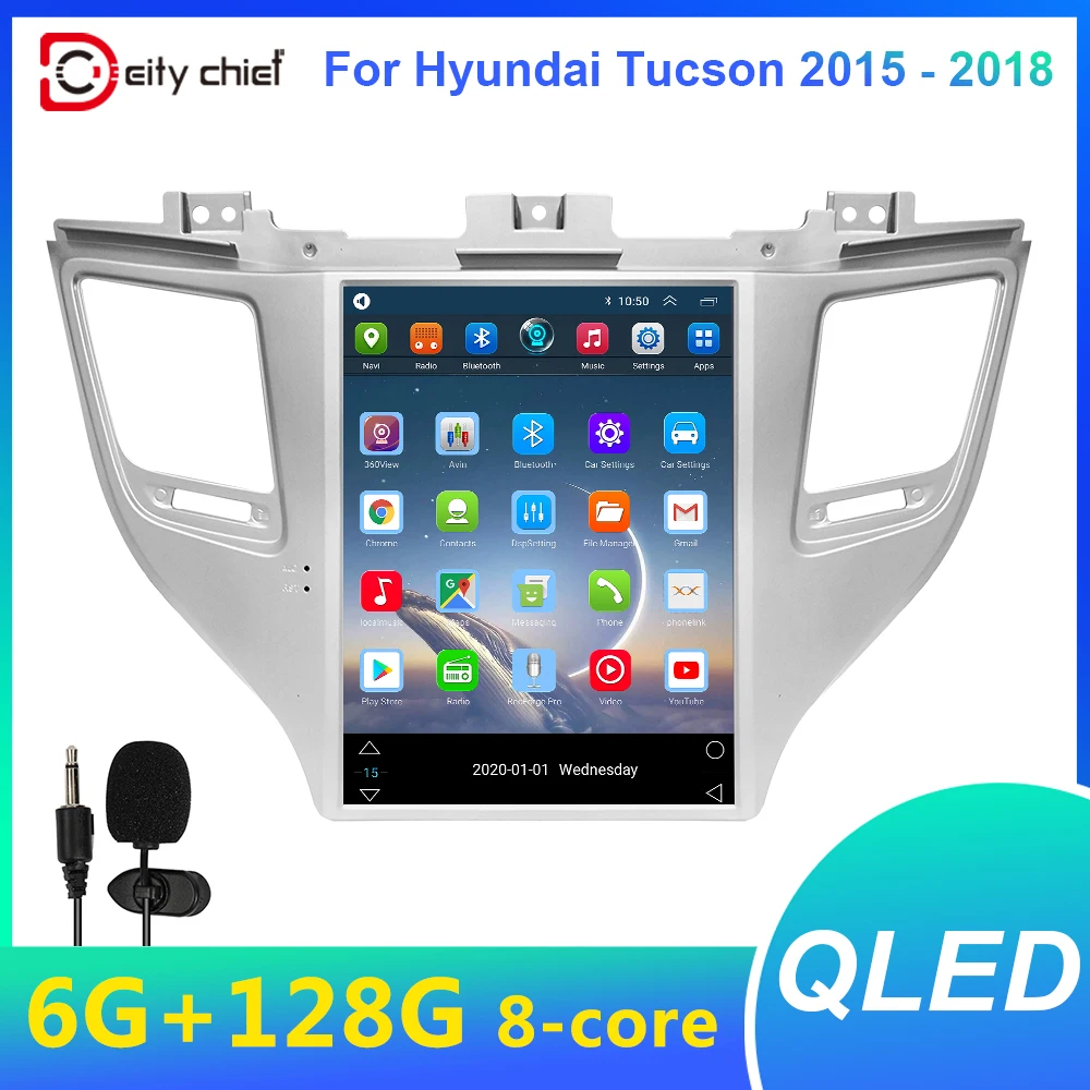 Автомагнитола для Hyundai Tucson 2015-2018 Android GPS-навигация мультимедийный плеер стерео