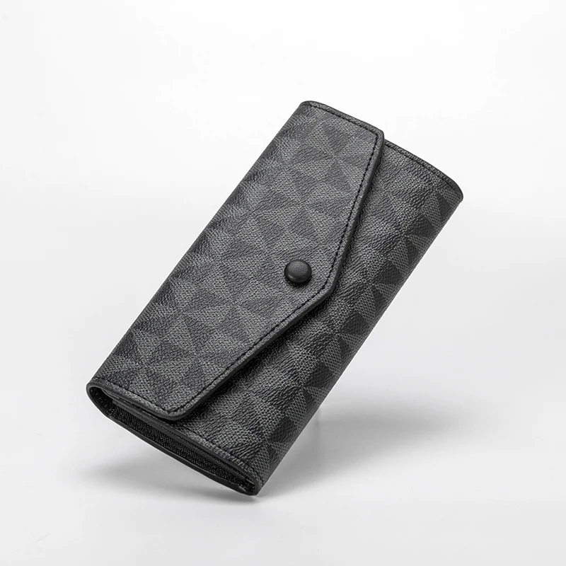 Long Wallets For Women Men Clutch Bags Purse 2022 New Luxury Leather Credit Card Holder Phone Coin Key Fashion Vintage Handbags