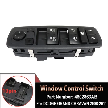 4602863AD Power Window Control Switch 10 Pins For Dodge Ram 1500 2500 3500 2009-2012 68110866AA 4602863AC 4602863AB Car Styling