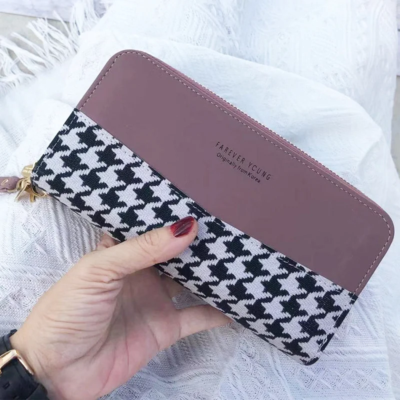 

Korean Version Wallet Women's Long New Zipper Simple Large-capacity Fashion Multi-card Temperament Clutch Bag 2022