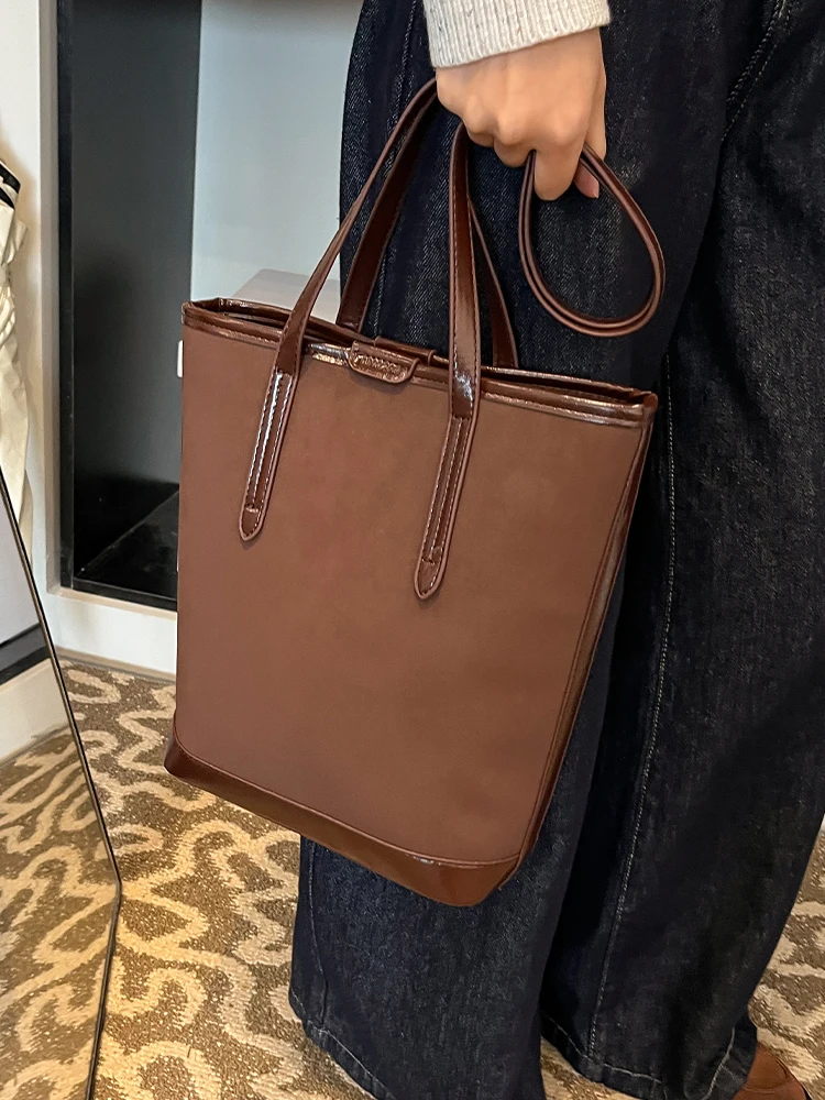 Модная большая сумка-ведро в стиле ретро корейская сумка Sle Ins модная