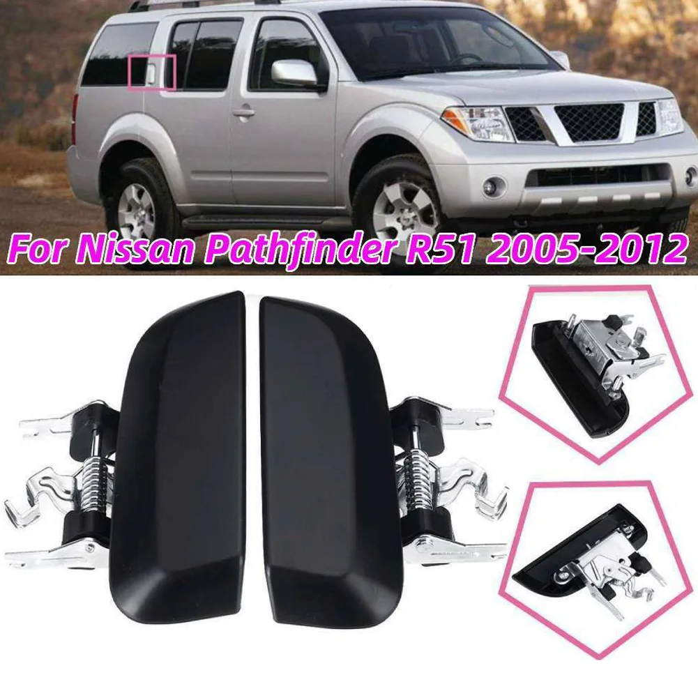 

Handles Door Handles Left And Right Replacement (left And Right Pair) 2005-2012 For Exterior For Pathfinder 2 Pcs/set