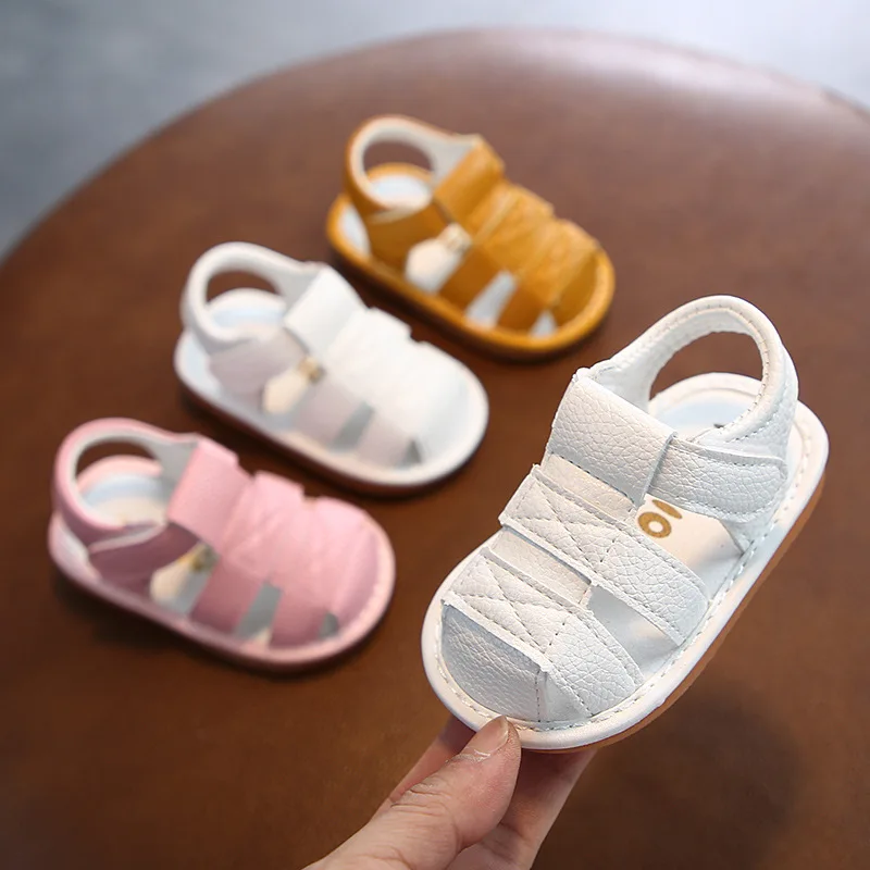 Toddler Summer Sandals Newborn Infant Baby Boy Girls Shoes Casual Soft Bottom Non-Slip Breathable Beach Baby Shoes Pre Walker