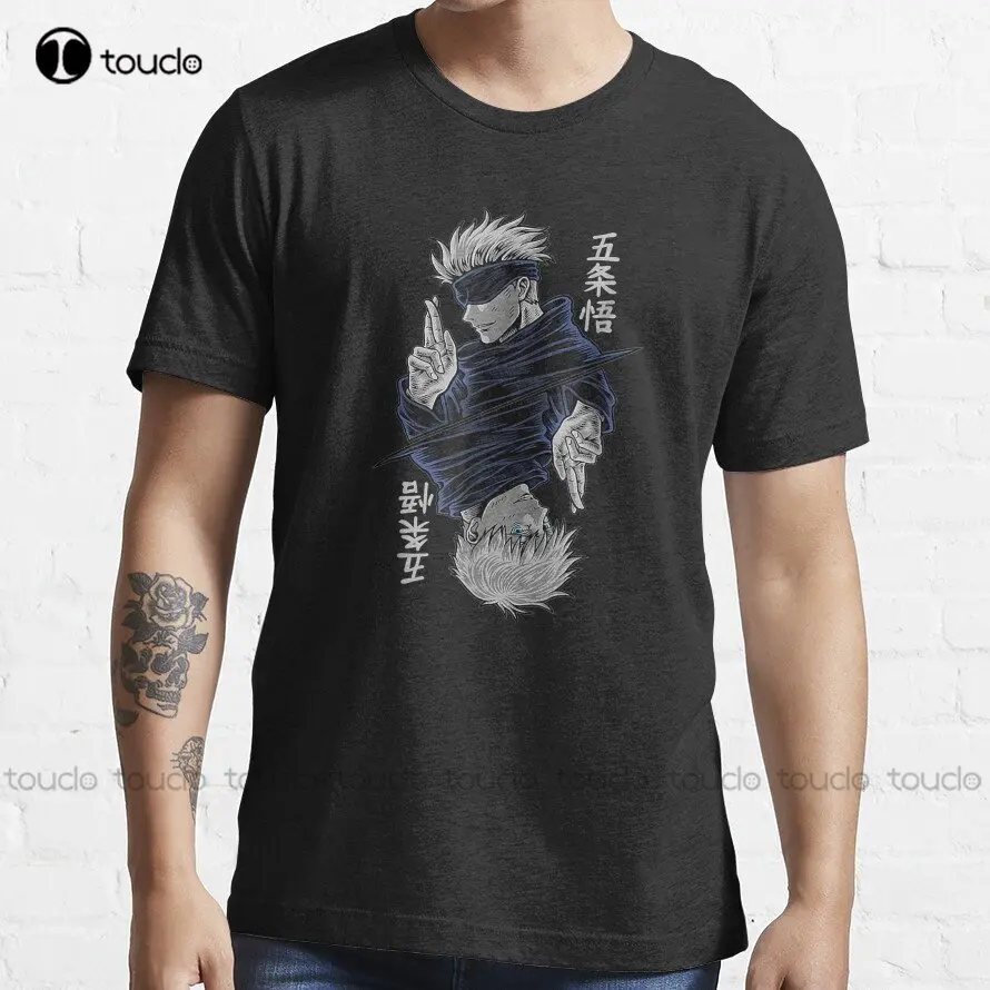 

Gojos Funny Satoru Jujutsu Kaisen T-Shirt Custom Aldult Teen Unisex Digital Printing Tee Shirts Funny Art Streetwear Cartoon Tee