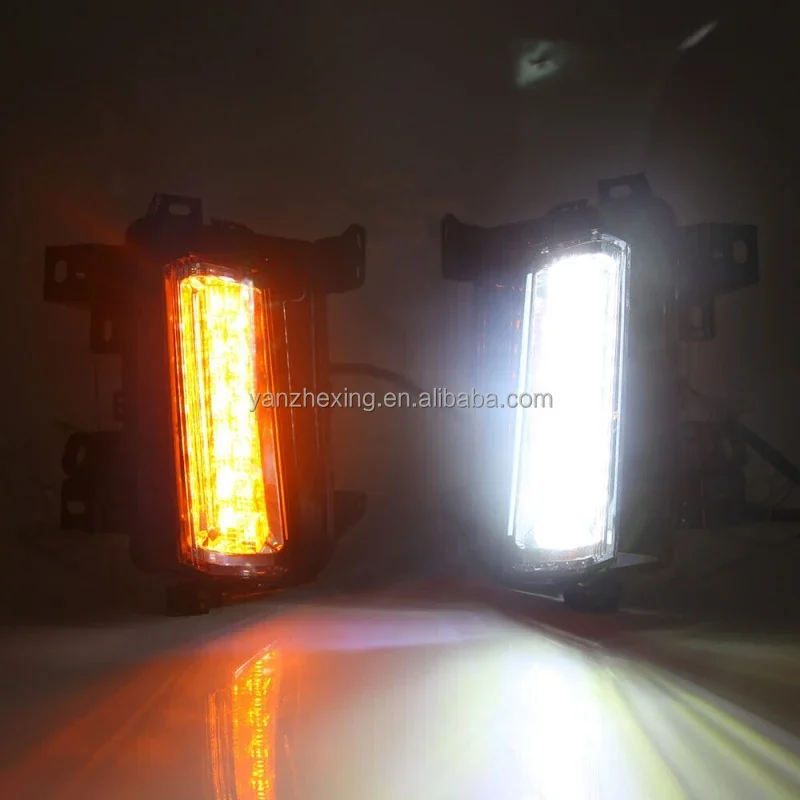 Автомобильный сигнал поворота YZX дневные противотуманные фары ходовые огни