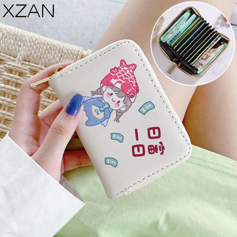 

Vintage Women Bags Trend Cute Wallet for Women Coin Purse Aesthetic Kawaii Card Holder Korea Style Travel Teenager Girl Fashion