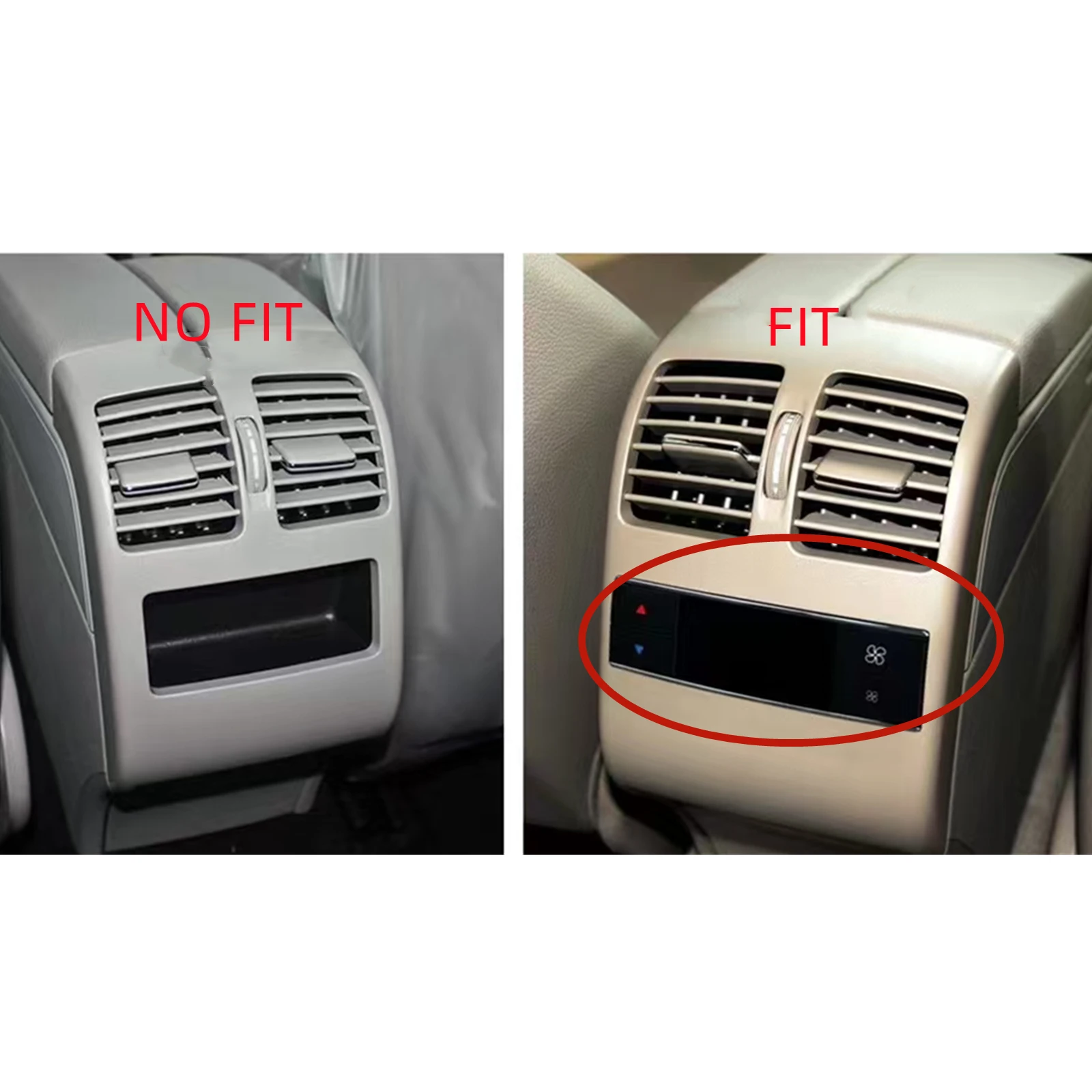 Задняя панель вентиляционной решетки кондиционера для Mercedes Benz X204 GLK Class 2008-2015