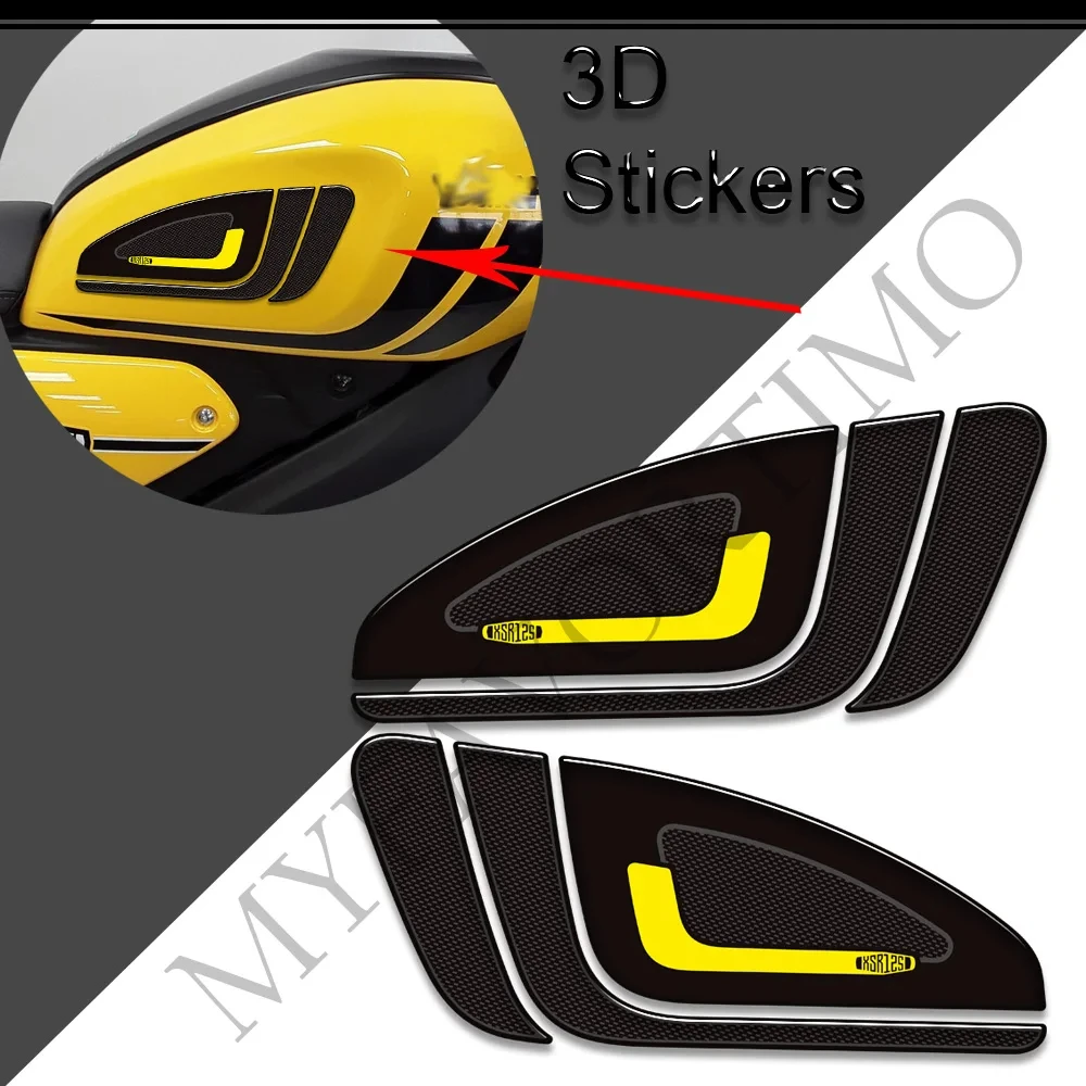 Защита от царапин для мотоцикла Yamaha XSR125 XSR 125 боковые ручки бака комплект газового