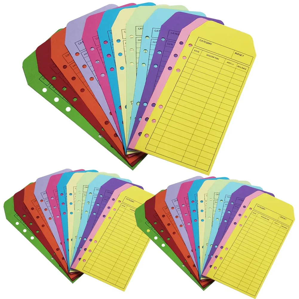 

36 Pcs Expense Tracker Budget Sheet Cash Envelopes Money for Tracking Budget , 12 Colors
