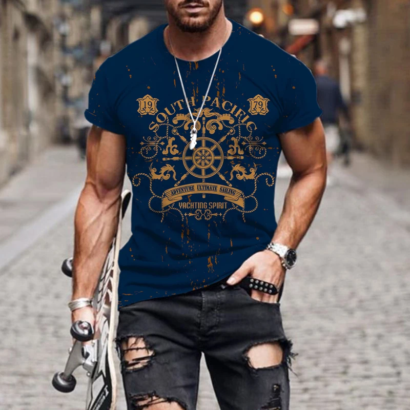 

Summer fashion motorcycle design clothing Hot summer men's short sleeve 3D-printed T-shirt top