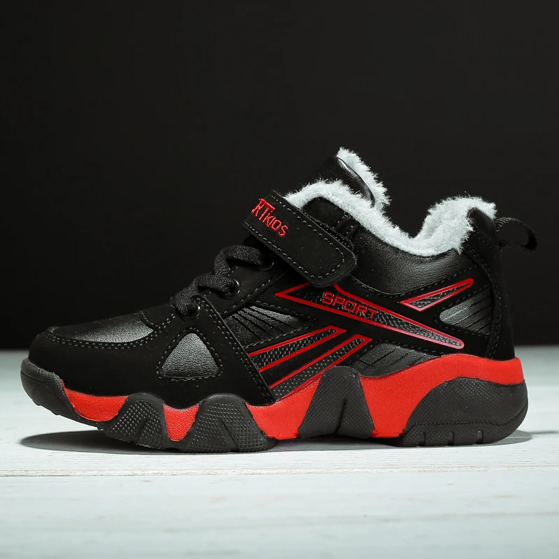 SENAGE High Quality Kid Running Shoes Outdoor Snow Boots Winter Plus Warm Sneakers Waterproof Walking Children Trekking Shoes