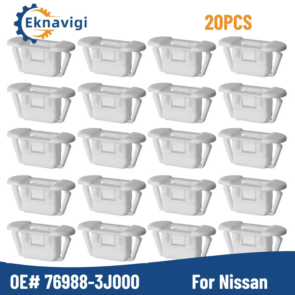 

20 шт. OE # 769883J000 76988-3J000 Зажимы для коврика багажника и внутренней подкладки для Nissan Micra 1997-на зажиме