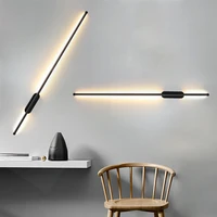 led wall lamp bedroom living room sofa background long wall light decor for home decor bedside lamp wall sconce lighting