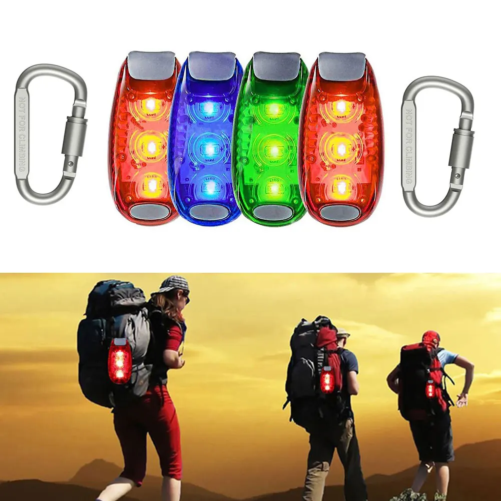 

4Pcs Lights+ 2pcs Hook Up Red Green Blue Boat Navigation LED Lights Outdoor Multi-function Light 2.17x1.18x0.71 Inch PC+Plastic