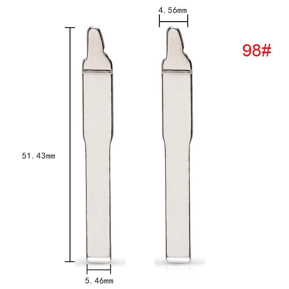 

10 шт./партия, автомобильные ключи HU101 FO21 FO38 KD