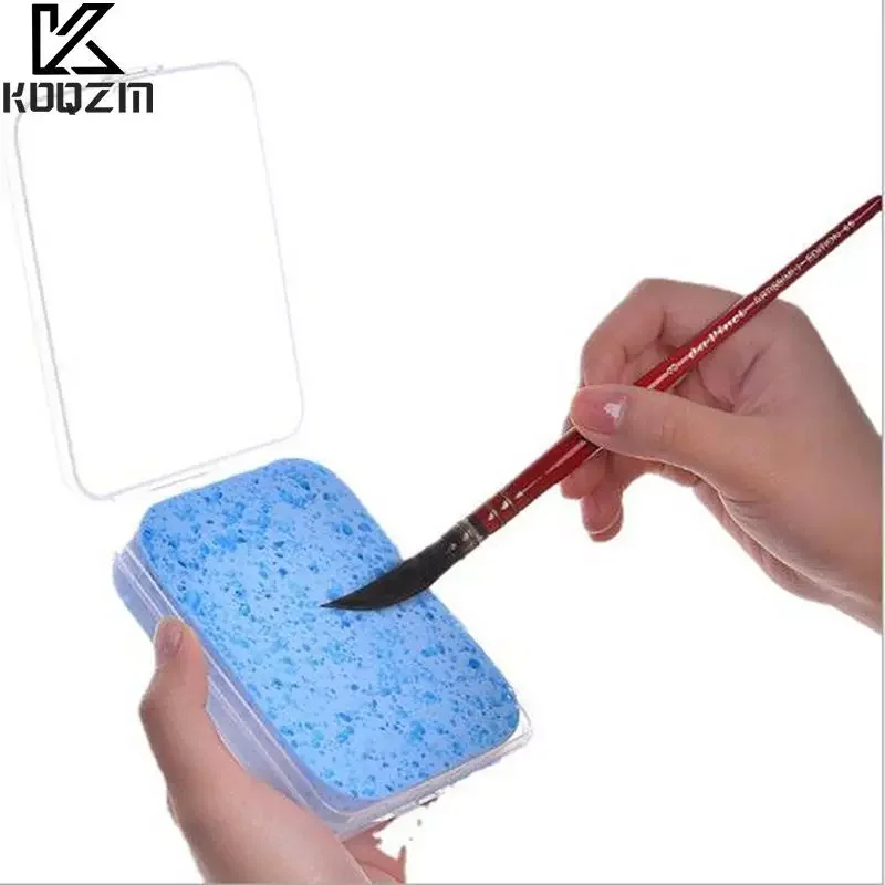 

Watercolor Painting Sponge Boxed Moisturizing Special Water Chalk Sponge Strong Water Absorption Cleaning Tool Art Supplies