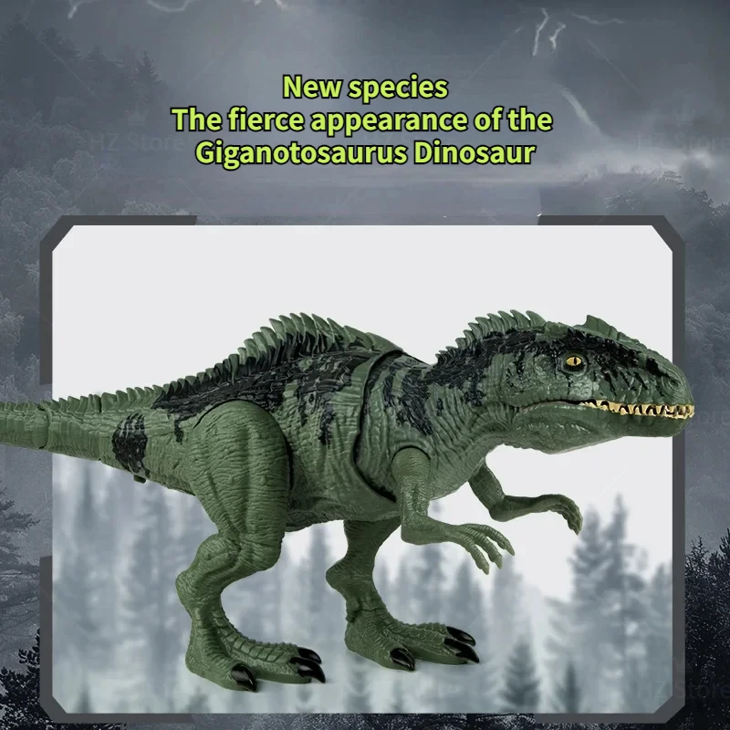 Фото Мир Юрского периода Dominion Strike N Roar Giganotosaurus Игрушка-динозавр с ярким движением, звуком и световым эффектом, детский подарок на день рождения №5