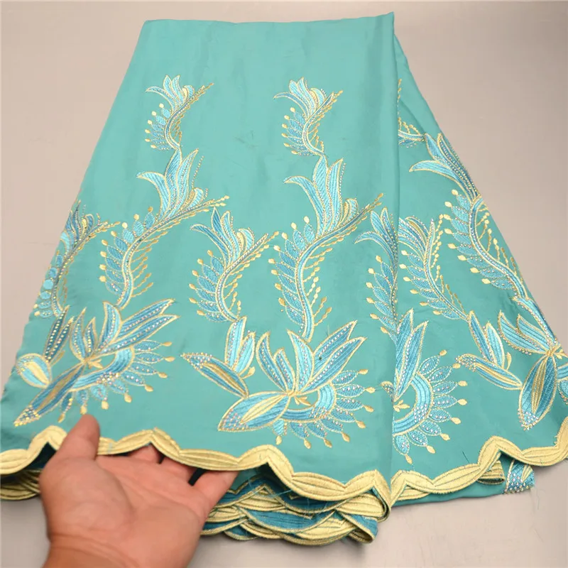 

5 yards! most beautiful Silk lace Fabric Satin For Dress new arrival African silk fabric good quality PS062701