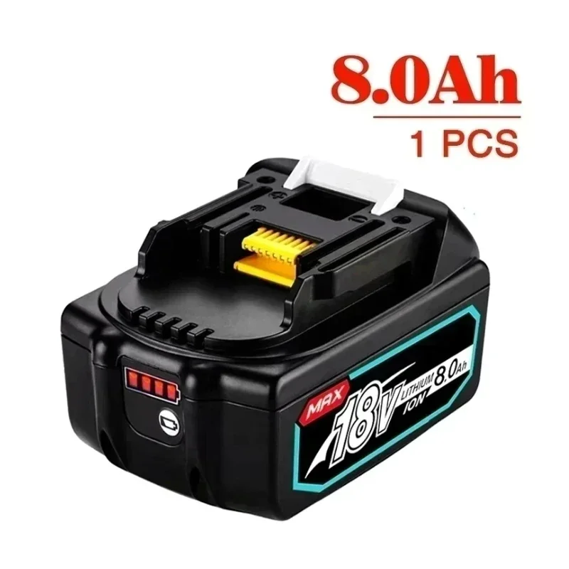 Литий-ионный аккумулятор 18 В 8 Ач BL1850B совместимый с BL1850 BL1860B BL1840B BL1830B BL1815 LXT-400