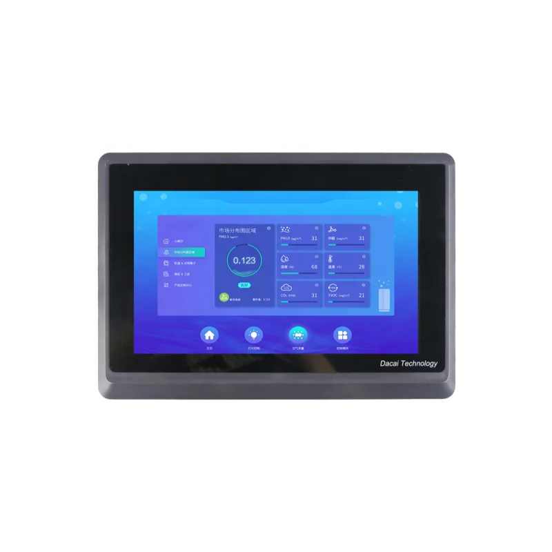 

DACAI 10 inch display with 1024 X 600 Resolution Capacitive touch Option TFT Monitor Module Supports