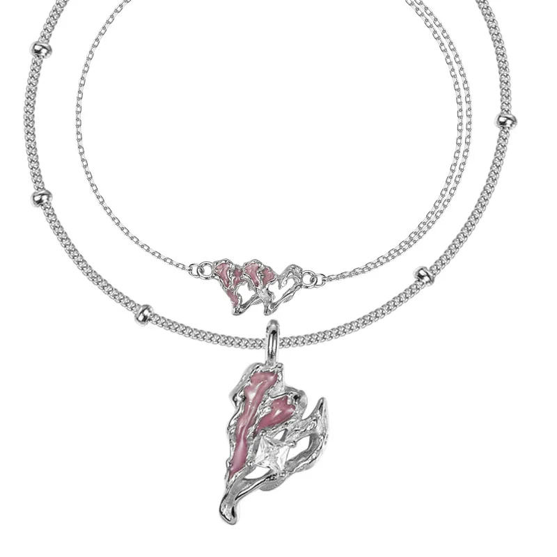 

Real S925 sterling silver bracelet. Cherry blossom Pink sweetheart series love bracelet girls accessories