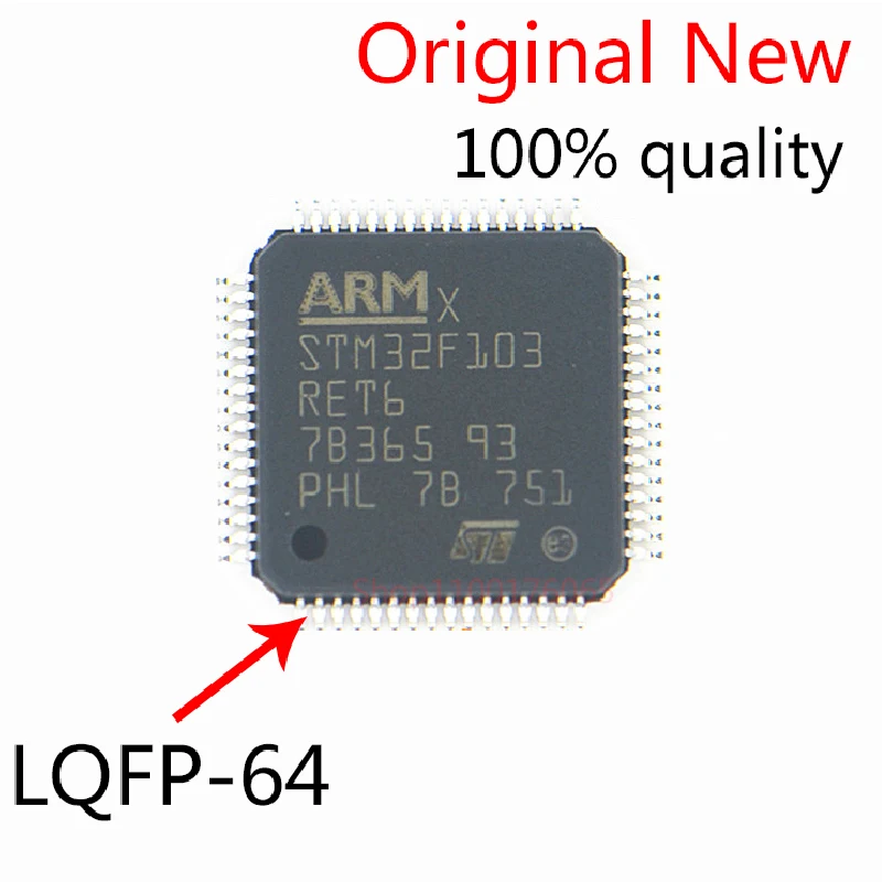 

IC STM32F103RET6 LQFP-64 Interface - serializer, новые оригинальные решения, не только чипы для продажи и переработки (1 шт.)