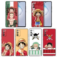 one piece anime for samsung galaxy note 8 9 10 lite 20 ultra case for samsung m52 5g m22 m32 m12 m62 f62 soft cover