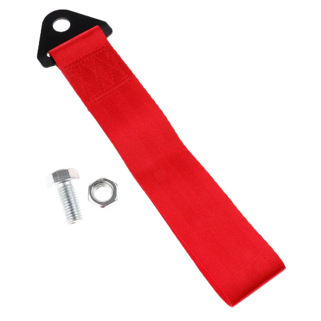 

245mm Towing Rope High Strength Nylon Tow Ropes Racing Car Universal Tow Tow Strap Bumper For Car RV ATV Trailer 2019