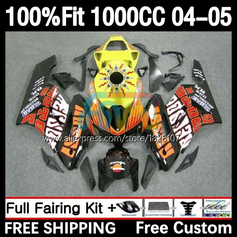 

Injection Fairing For HONDA CBR 1000RR 1000CC CBR1000 RR CBR 1000 CC RR 35No.5 CBR1000RR 04 05 2004 2005 OEM Repsol new Body