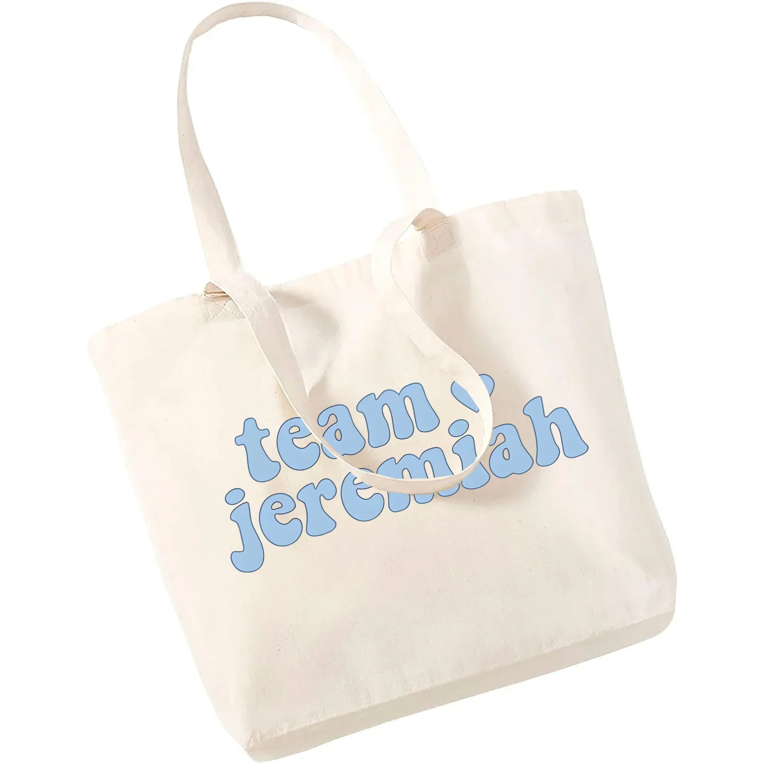 Многоразовая женская сумка для покупок с принтом команды бумаги