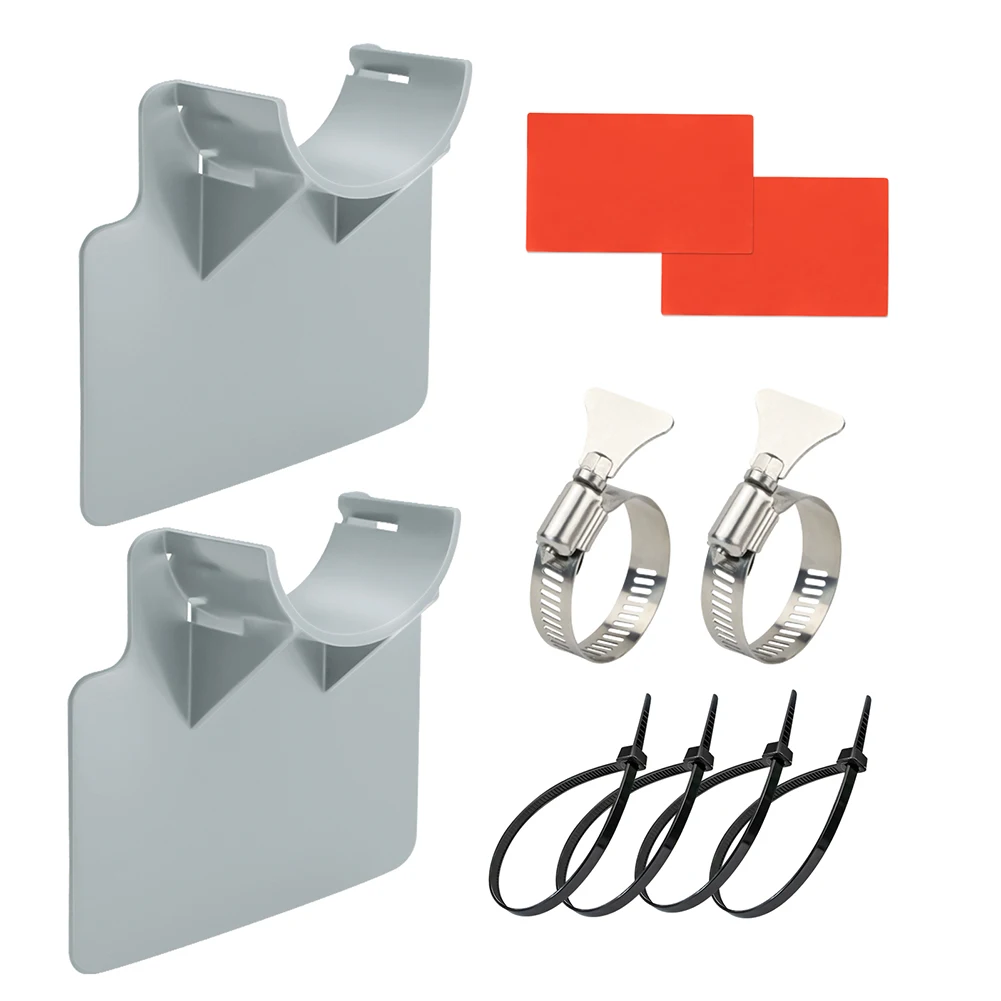 

1PC Swimming Pool Pipe Holder Mount Supports Pipes 30-38mm Fits In tex Betway Above Ground 32mm 38mm Hose Outlet With Cable Tie