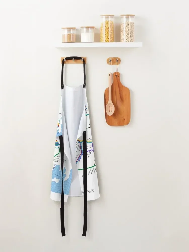 Схема железной дороги Sydney Suburban 2021-2000 Стильный фартук для кухни и дома кухонные