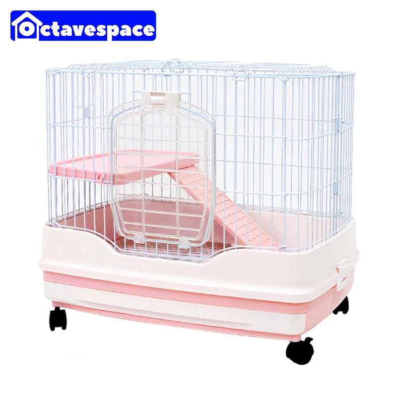 

Rabbit Cage R61 Professional Breeding Box Guinea Pig Nest Large Space Wire Mesh Pet Cage Small Animal House Bunny Accessories