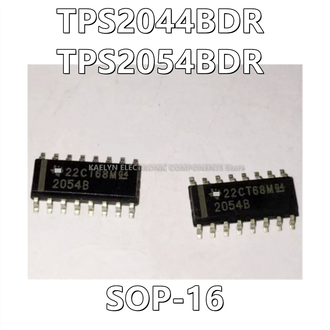 

10Pcs/lot TPS2044BDR 2044B TPS2054BDR 2054B Power Switch/Driver 1:1 N-Channel 500mA 16-SOIC