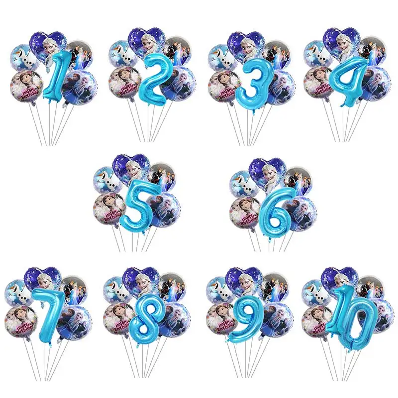 Воздушный шар принцессы Холодное сердце Эльза и Анна подарок для девочки