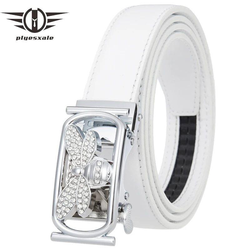 

Pink White Women's Belts Designer High Quality Belt Women Luxury Straps Female Fashion Automatic Buckle Belts For Dress G1269