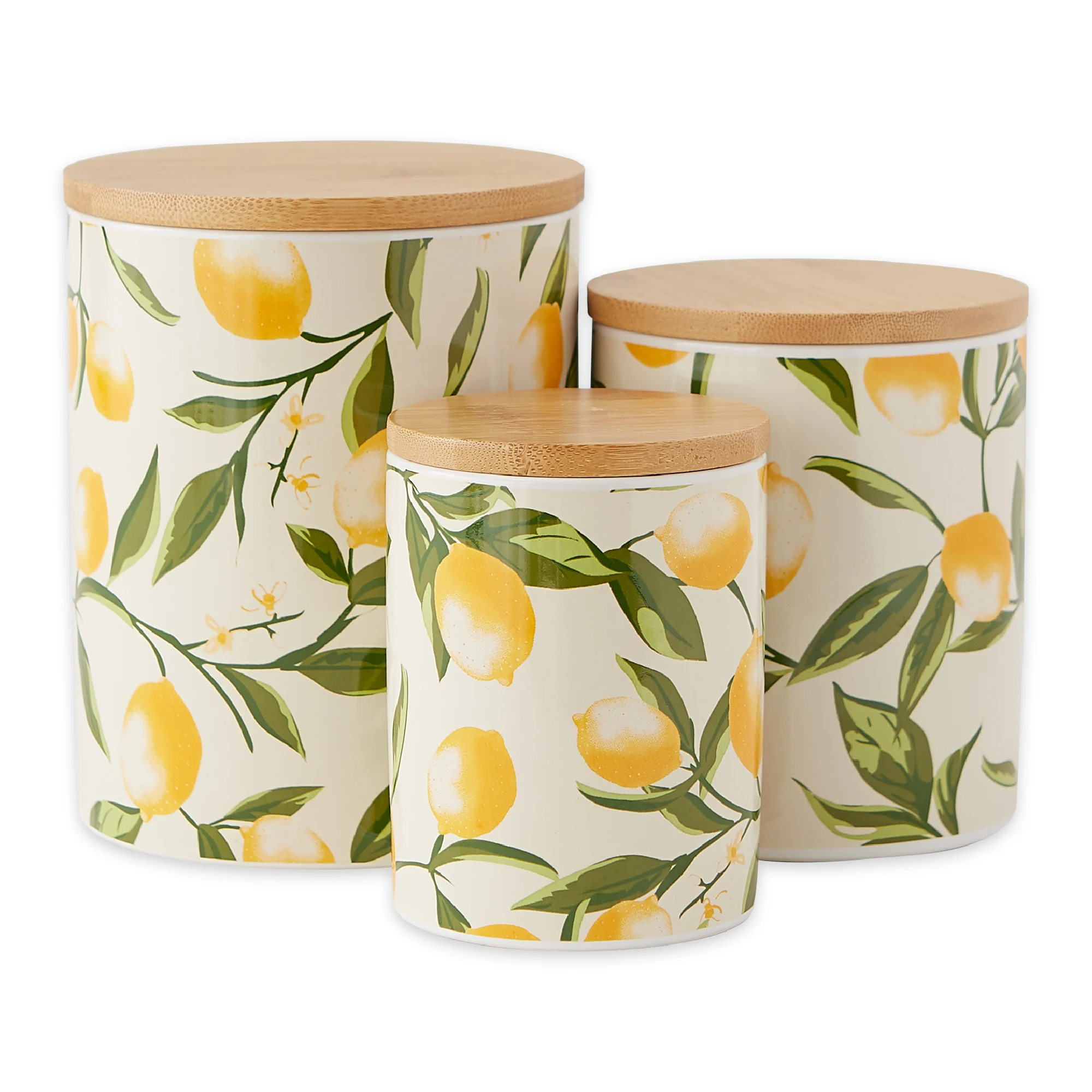 

Lemon Bliss Ceramic Canister 3 Piece