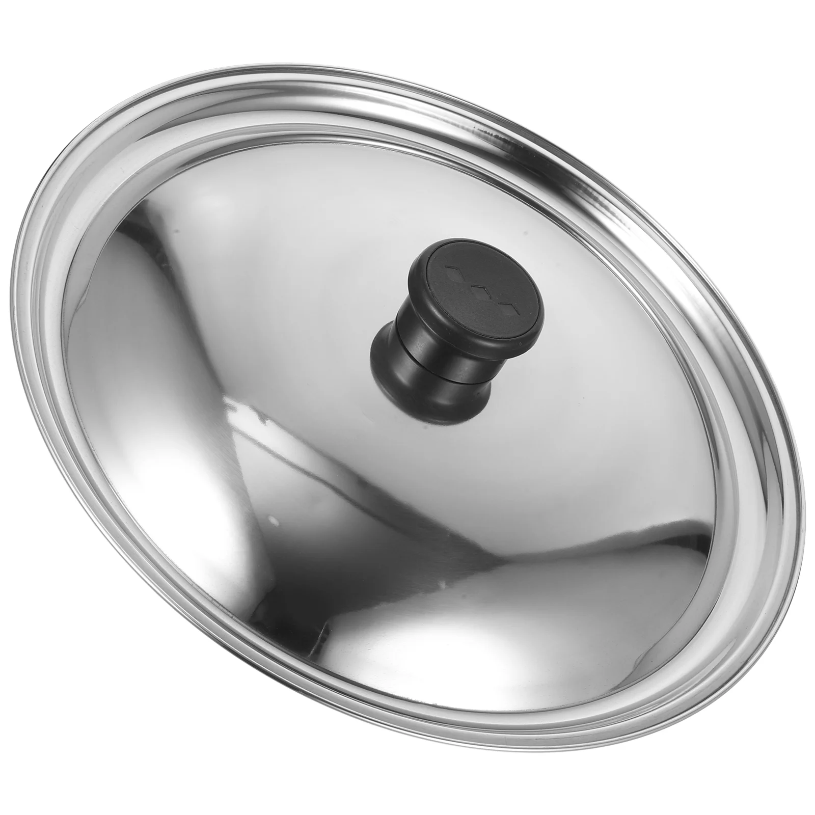 

Portable Cooker Stainless Steel Pot Lid Visible Pan Metal Lids Plate Cover Pots