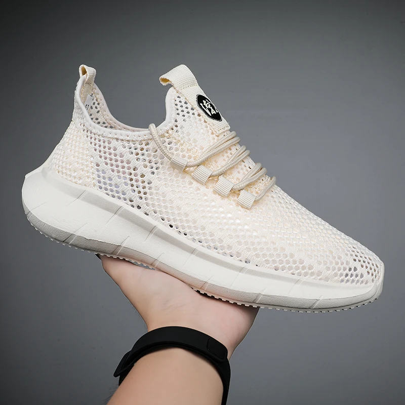 

New Summer Men's Breathable Sneakers Fashion Non-slip Wear-resistant Men's Walking Shoes Comfortable Men's Casual Shoes