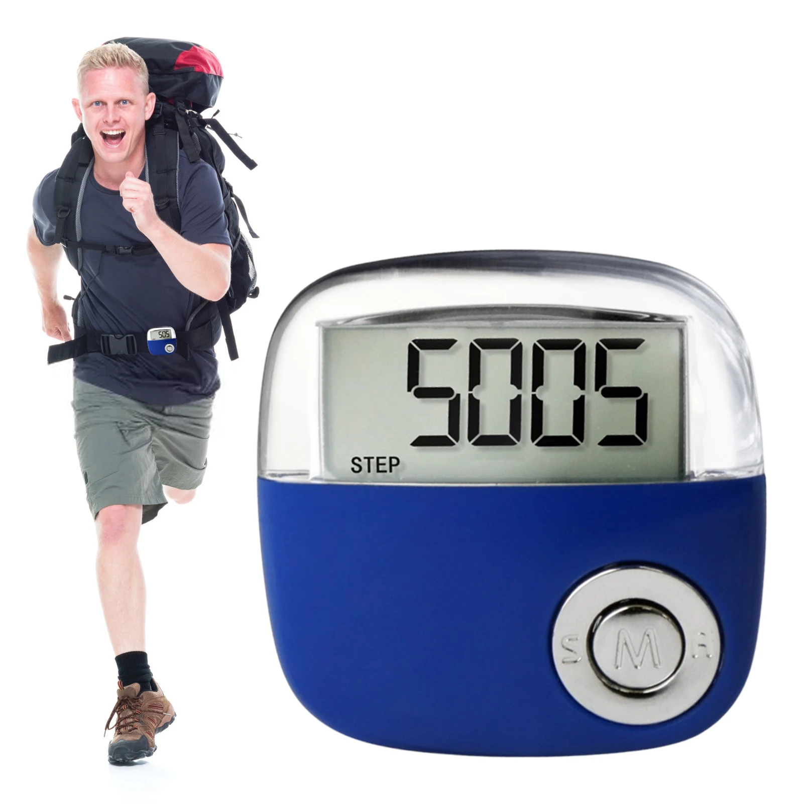 

Pedometer For Walking Pedometer For Walking Daily Memory Accurate Step Counter Walking Distance Miles/Km Calorie Counter Daily